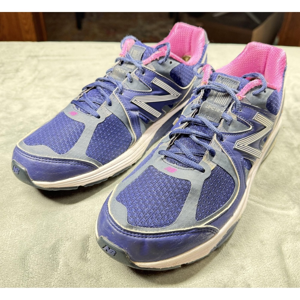 New Balance 1540v2 Shoes Womens Size 12 Blue Pink Running Sneakers Athletic